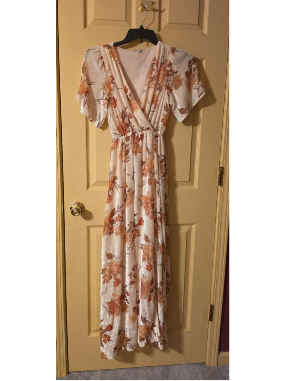 Baltic Born Uma Burnout Velvet Maxi Dress XS